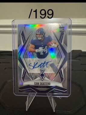 🔥 2025 Cam Skattebo Panini Phoenix Autographed Rookie Card /199